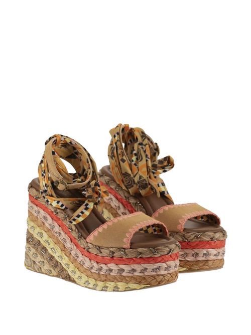 Sandalo donna con zeppa in corda KURT GEIGER London | 5597294209.